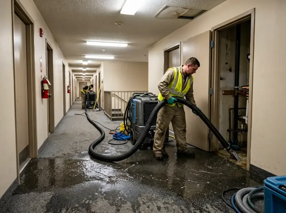 multi-unit-apartment-hallway-f-005 — frequently asked questions, Emergency Burst Pipe Water Extraction & Removal in Armada,…